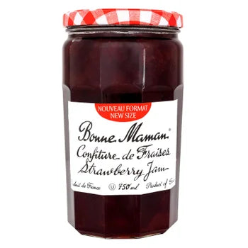 Bonne Maman Strawberry Jam, 750 mL