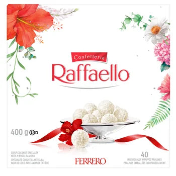 Confetteria Raffaello Crisp Coconut Specialty With A Whole Almond, 400 g
