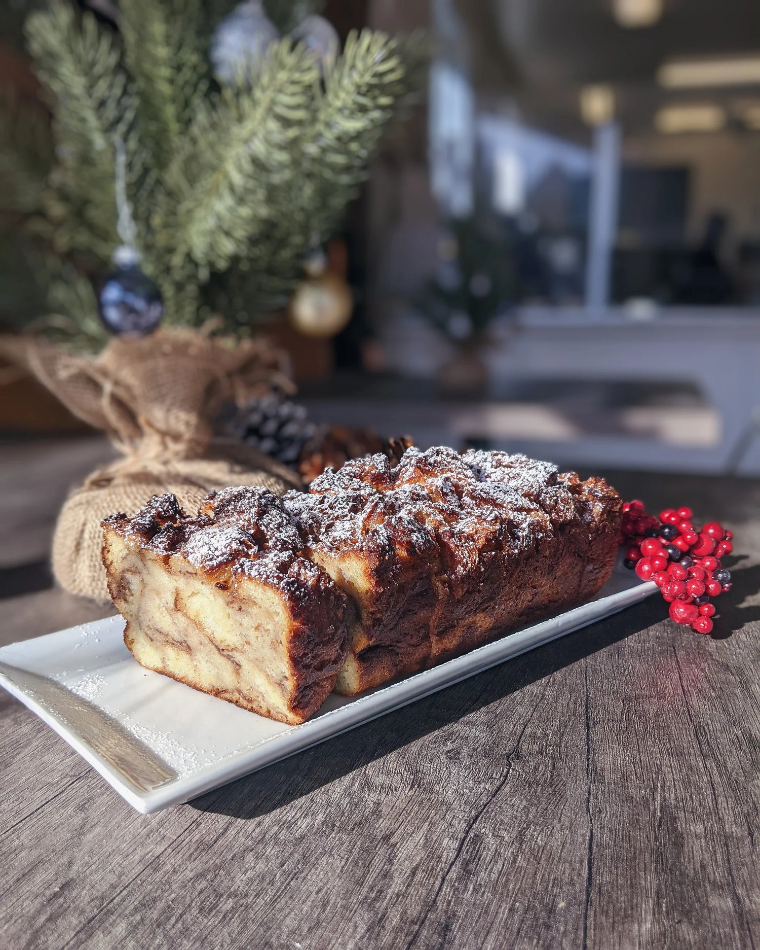 Whole Morning Bun Bread Pudding