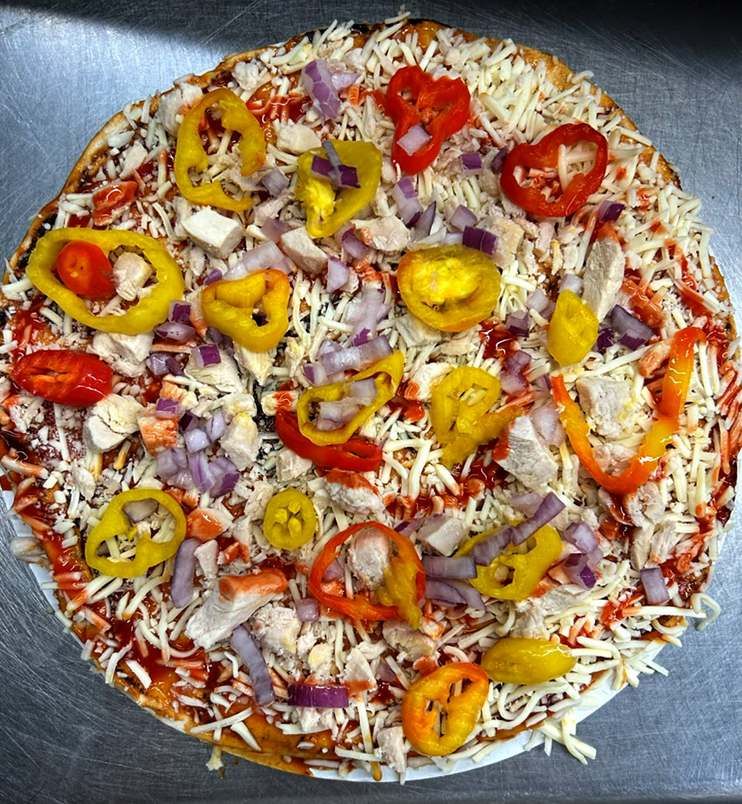 Colección Tres (4 X APROX 11 pulgadas) Queso, Pepperoni, Tocino con Queso, Pepperoni y Tocino