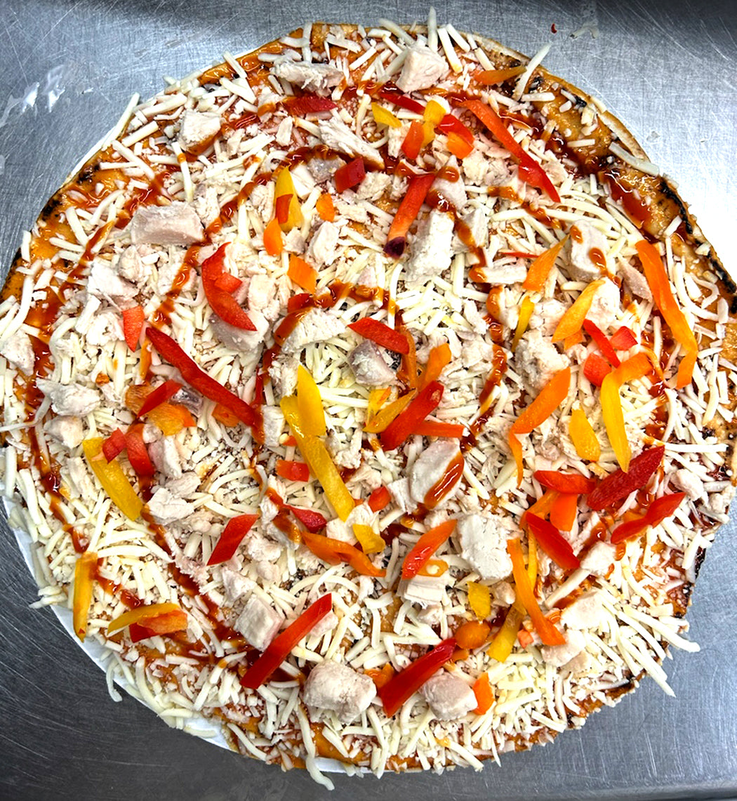 Colección Tres (4 X APROX 11 pulgadas) Queso, Pepperoni, Tocino con Queso, Pepperoni y Tocino